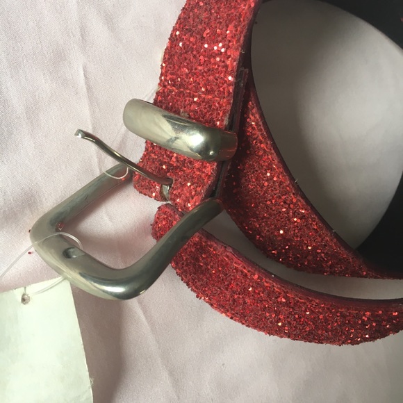 Prestige Leather Accessories - Absolutely Fresh by Prestige Leather Glitter Belt